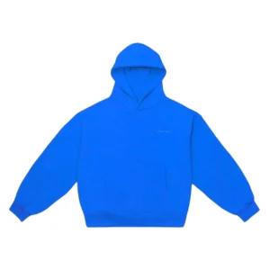 GARMENT WORKSHOP felpa garment workshop double layer hoodie with double embroidery - brady blue da uomo